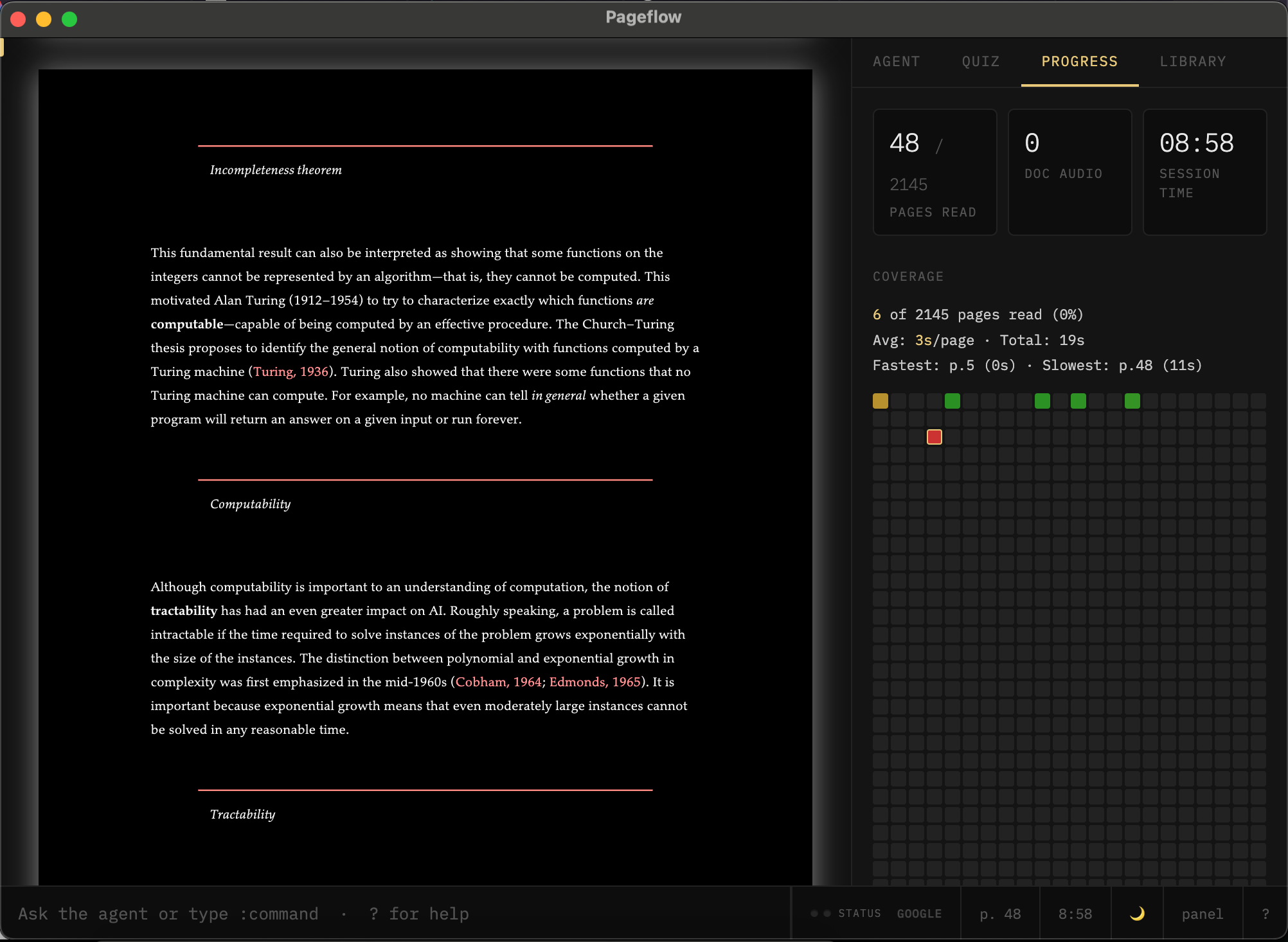 Reading Progress Analytics